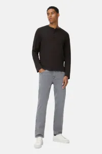 Tričko Camel Active Henley 1/1 Asphalt