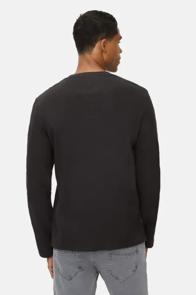 Tričko Camel Active Henley 1/1 Asphalt