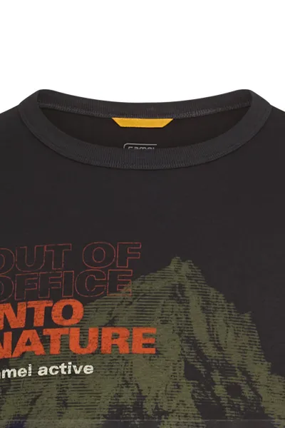Tričko Camel Active T-Shirt 1/2 Asphalt