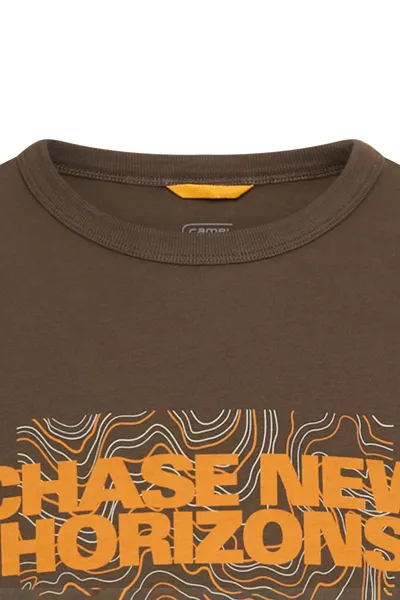 Tričko Camel Active T-Shirt 1/2 Dark Brown