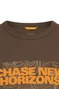 Tričko Camel Active T-Shirt 1/2 Dark Brown