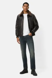 Bunda Camel Active Leather Blouson Asphalt