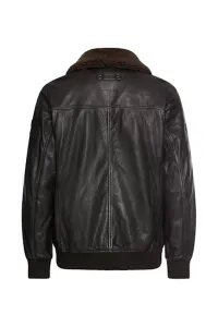 Bunda Camel Active Leather Blouson Asphalt