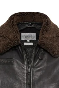 Bunda Camel Active Leather Blouson Asphalt