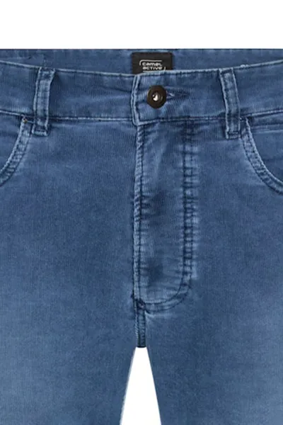 Džínsy Camel Active 5-Pkt Slim Fit Tinted Blue