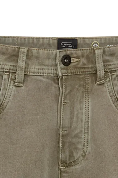 Džínsy Camel Active 5-Pkt Relaxed Fit Khaki
