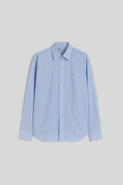 Košeľa Aspesi Camicia Fred Azzurro