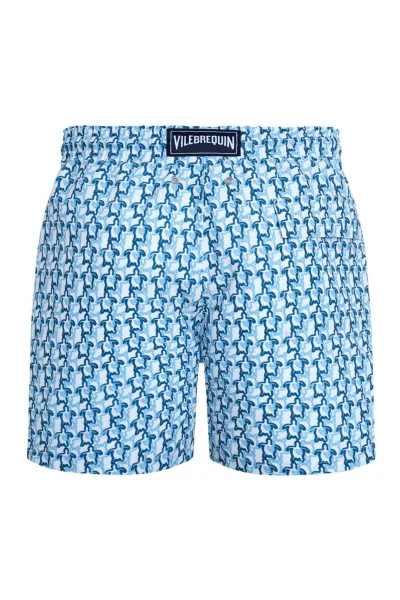Plavky Vilebrequin Turtles Net Blanc