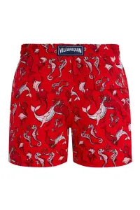 Plavky Vilebrequin Whales Love Stretch Coquelicot