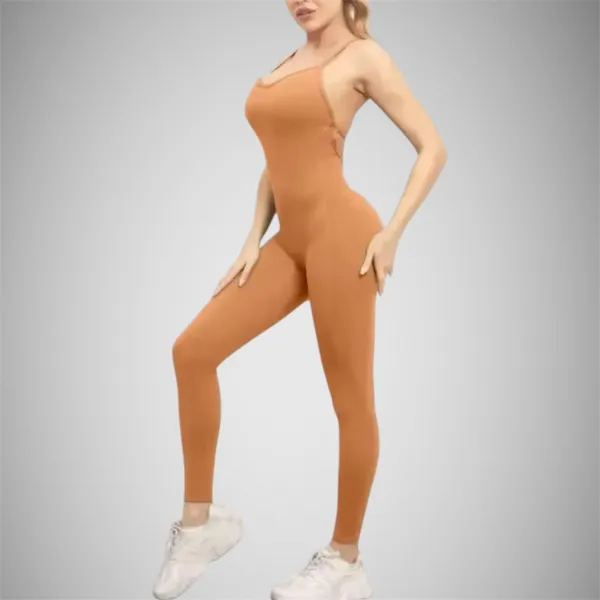 Fitness overal hnedý PowerFit Veľkosť: M