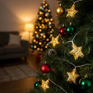 Tutumi Vianočná LED svetelná reťaz s hviezdami LUMI