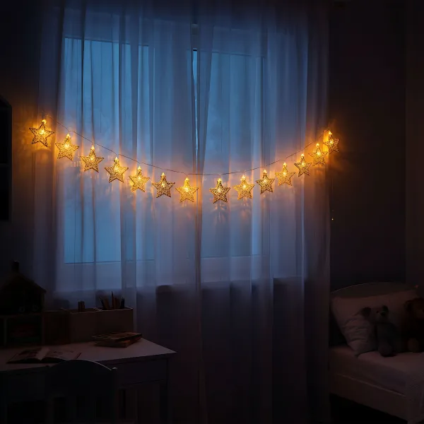 Tutumi Vianočná LED svetelná reťaz s hviezdami LUMI