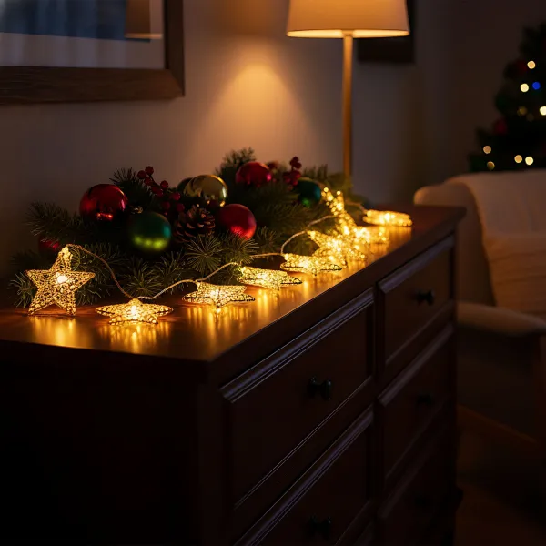 Tutumi Vianočná LED svetelná reťaz s hviezdami LUMI