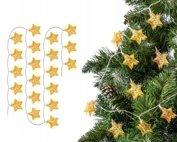 Tutumi Vianočná LED svetelná reťaz s hviezdami LUMI