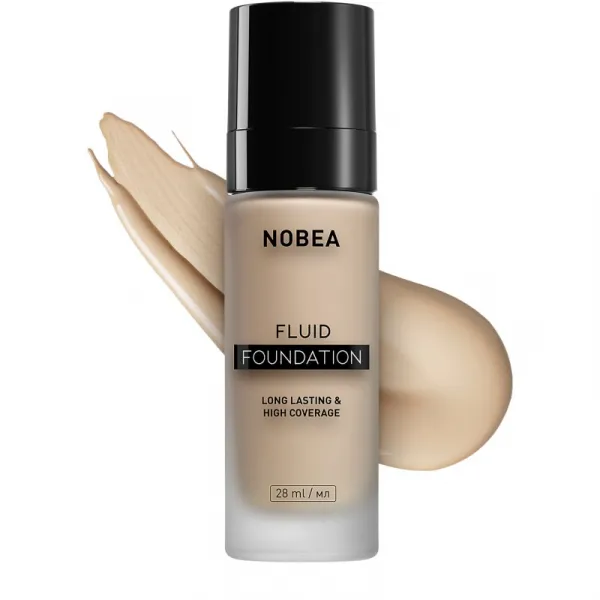 NOBEA Day-to-Day Fluid Foundation dlhotrvajúci make-up odtieň 04 Warm vanilla 28 ml