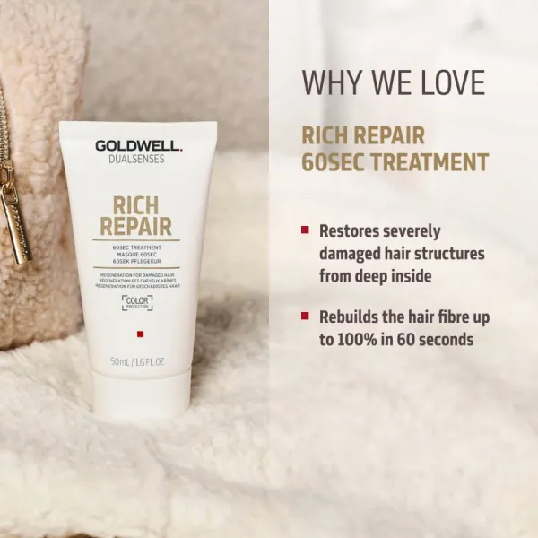 Goldwell Dualsenses Rich Repair darčeková sada pre suché a poškodené vlasy