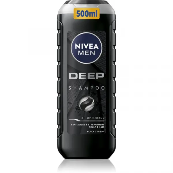 NIVEA MEN Deep posilňujúci šampón 500 ml