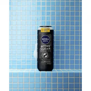 NIVEA MEN Active Clean hĺbkovo čistiaci šampón s aktívnym uhlím 500 ml