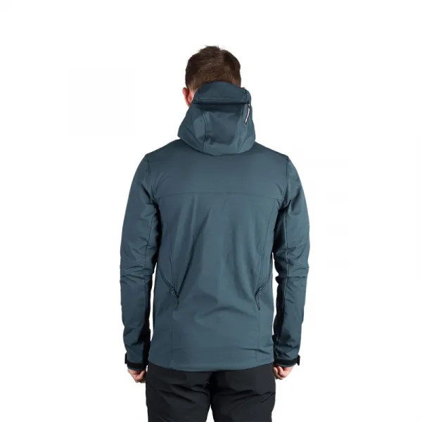 Pánska turistická softshellová bunda NORTHFINDER ANTONI-299darkdenim