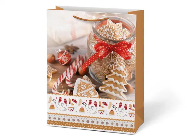 MFP papier s.r.o. MFP 5252726 Taška vianočná T 5 mix V44 260x320x138
