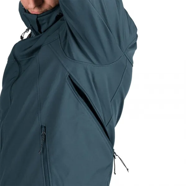 Pánska turistická softshellová bunda NORTHFINDER ANTONI-299darkdenim