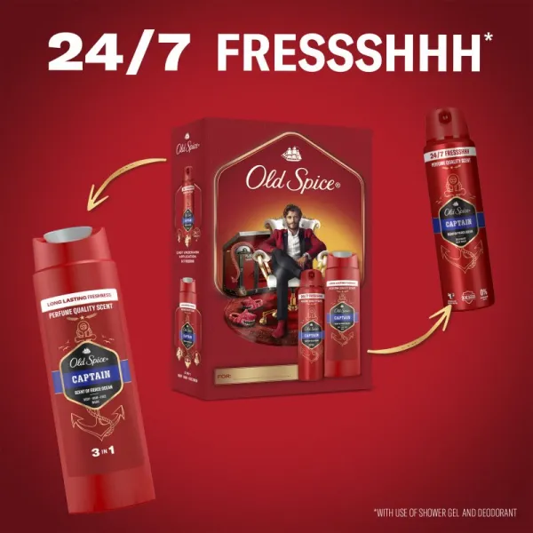 Old Spice Captain Gentleman Set darčeková sada pre mužov