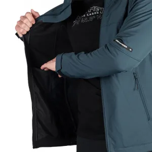 Pánska turistická softshellová bunda NORTHFINDER ANTONI-299darkdenim