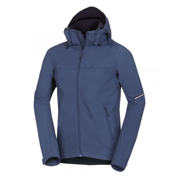 Pánska turistická softshellová bunda NORTHFINDER ANTONI-299darkdenim