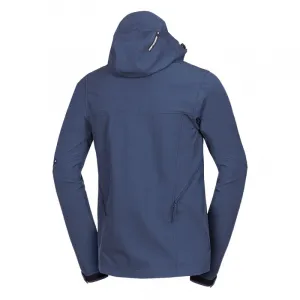Pánska turistická softshellová bunda NORTHFINDER ANTONI-299darkdenim