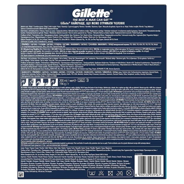 Gillette Mach3 Gift Set darčeková sada pre mužov