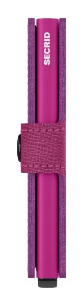 Kožená mini peňaženka Secrid Miniwallet Crisple Fuchsia