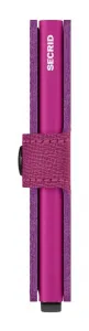 Kožená mini peňaženka Secrid Miniwallet Crisple Fuchsia
