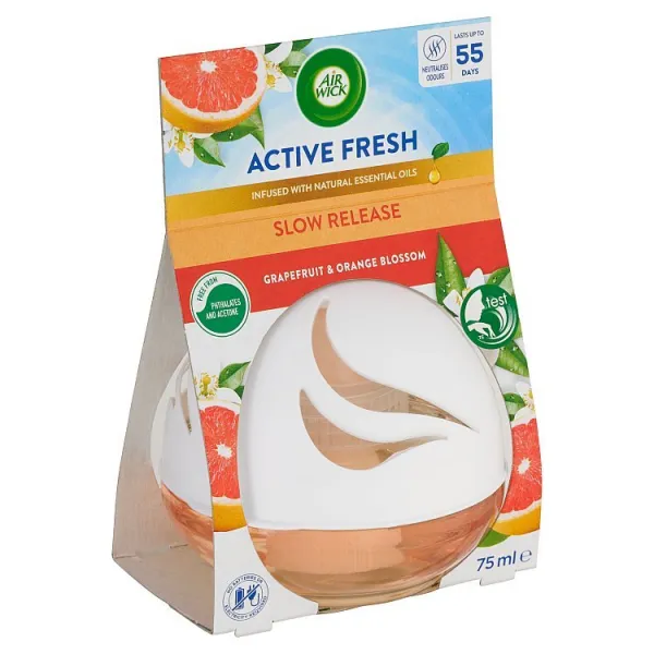 Air Wick Active Fresh Decosphere grapefruit a pomarančový kvet 75 ml 1ks