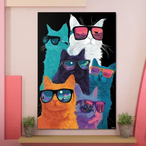 Extravagantný obraz - Cool mačky