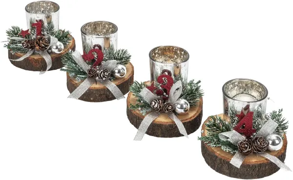 G. Wurm Adventní svícny, sada 4 ks