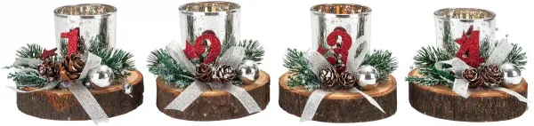 G. Wurm Adventní svícny, sada 4 ks