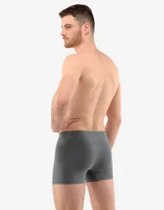 Pohodlné šedé pánske boxerky ECO bamboo