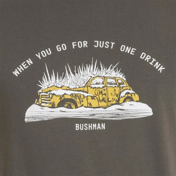 Bushman Pánske tričko Brian, tmavá khaki M