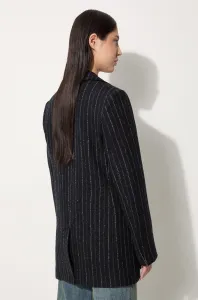 Vlnený kabát Kenzo Tennis Stripes Pea Coat