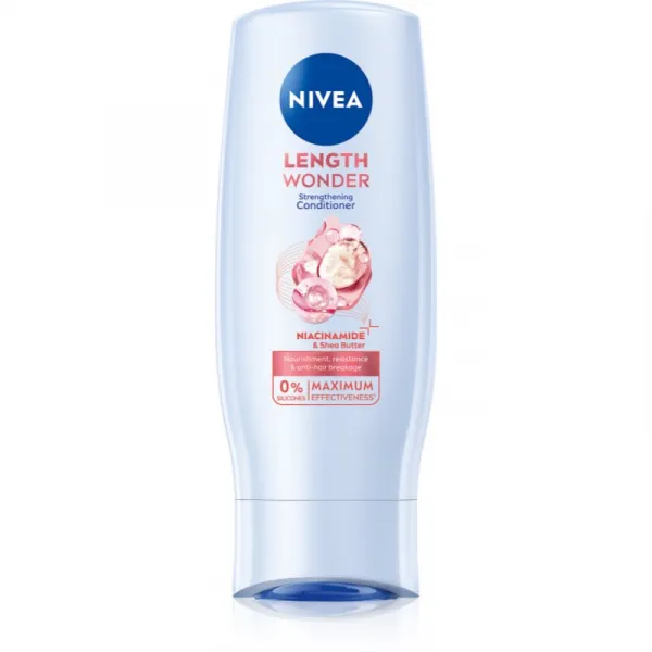 NIVEA Length Wonder posilňujúci kondicionér na rozstrapkané končeky vlasov 200 ml