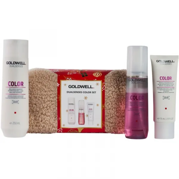 Goldwell Dualsenses Color darčeková sada pre farbené vlasy pre ženy 3 ks