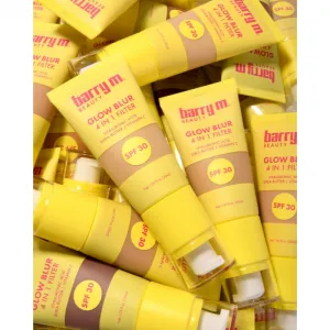 Barry M Glow Blur rozjasňujúca báza SPF 30 odtieň Deep 30 ml