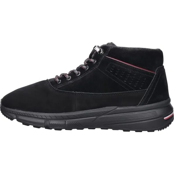 Tommy Hilfiger HILFIGER W NBK SDE HYBRID BOOT Pánska členková obuv, čierna, veľkosť
