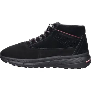 Tommy Hilfiger HILFIGER W NBK SDE HYBRID BOOT Pánska členková obuv, čierna, veľkosť