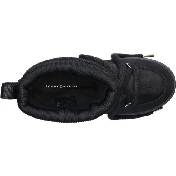 Tommy Hilfiger TOMMYTECH LOGOTAPE SNOWBOOT WARM Dámske snehule, čierna, veľkosť