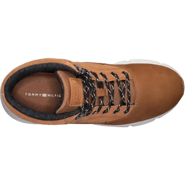 Tommy Hilfiger HILFIGER W NBK SDE HYBRID BOOT Pánska členková obuv, hnedá, veľkosť