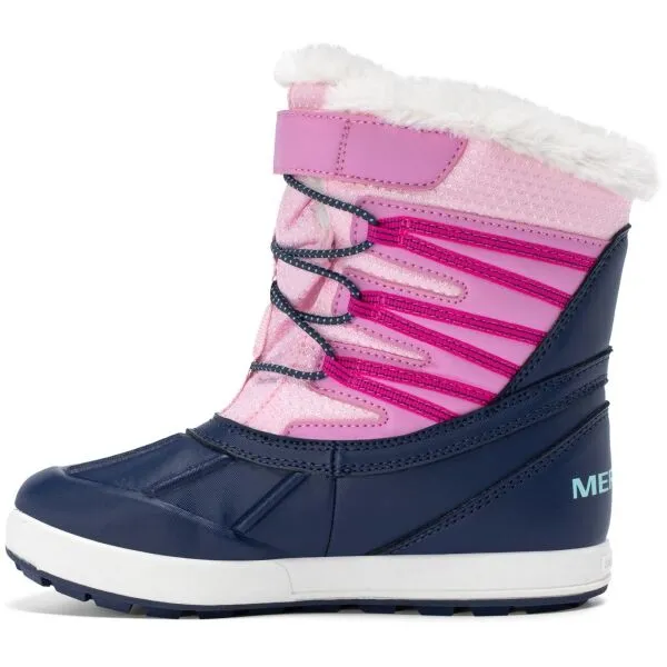 Merrell SNOW BANK 5.0 WP Dievčenské zimné topánky, ružová, veľkosť 32