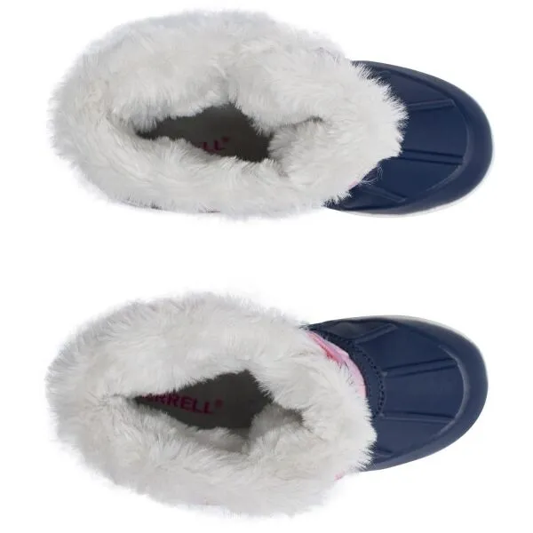 Merrell SNOW BANK 5.0 WP Dievčenské zimné topánky, ružová, veľkosť 32