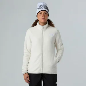 The North Face W GLACIER FLEECE JACKET Dámska mikina, biela, veľkosť