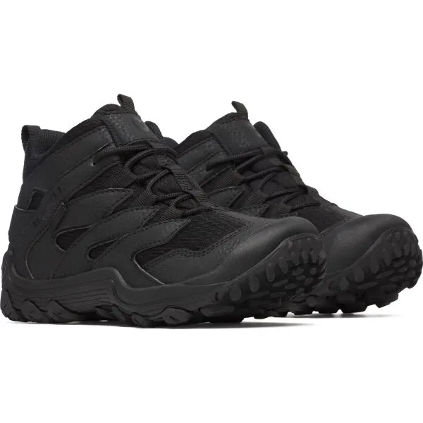 Merrell CHAMELEON 7 MID WP Detské turistické topánky, čierna, veľkosť 32